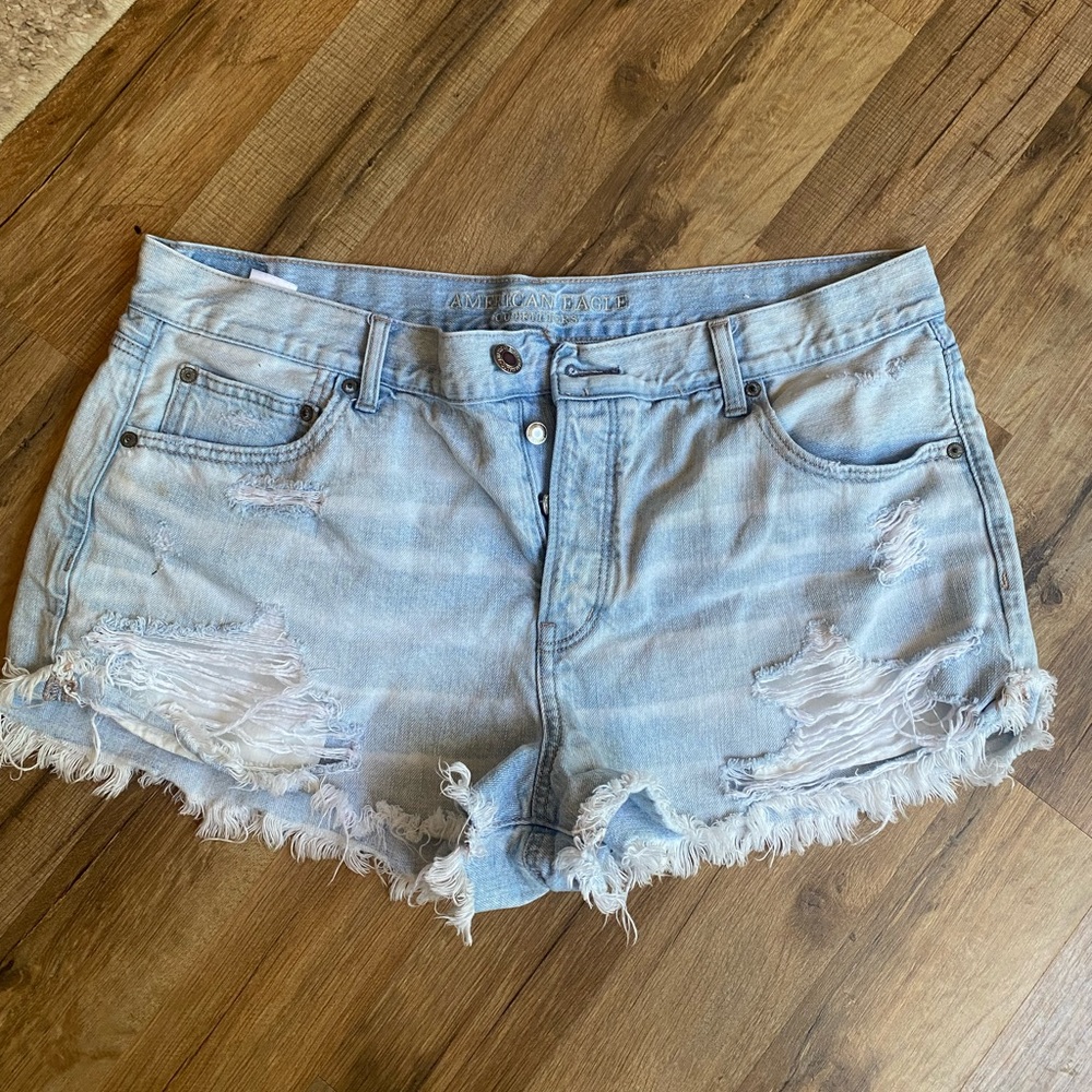 Denim shorts